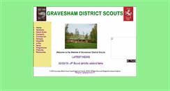 Desktop Screenshot of graveshamscouts.org.uk