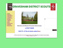 Tablet Screenshot of graveshamscouts.org.uk